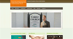 Desktop Screenshot of christchurchreformed.com
